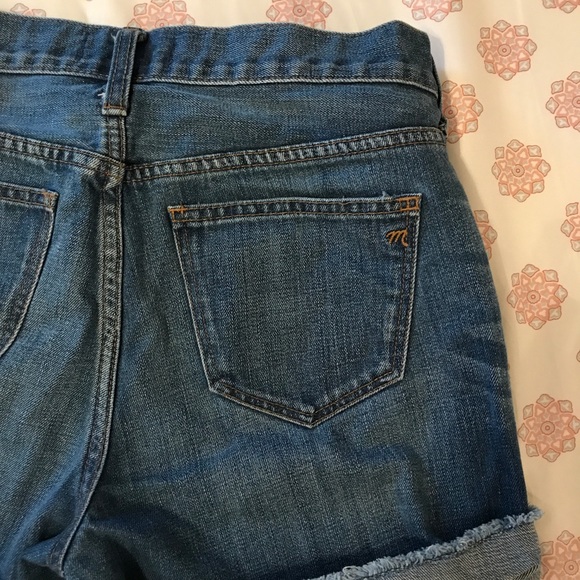 Madewell Denim Boyshorts Frances Wash Size 25 - Picture 5 of 7